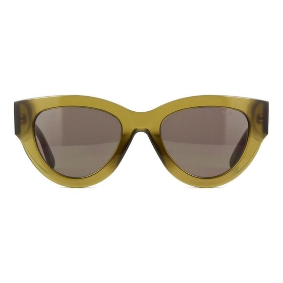 New MULBERRY Green Cat Eye SML258 06RS Sunglasses Women - Picture 2 of 4